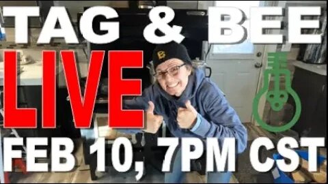 TAG AND BEE LIVE- FEB 10, 7PM CST