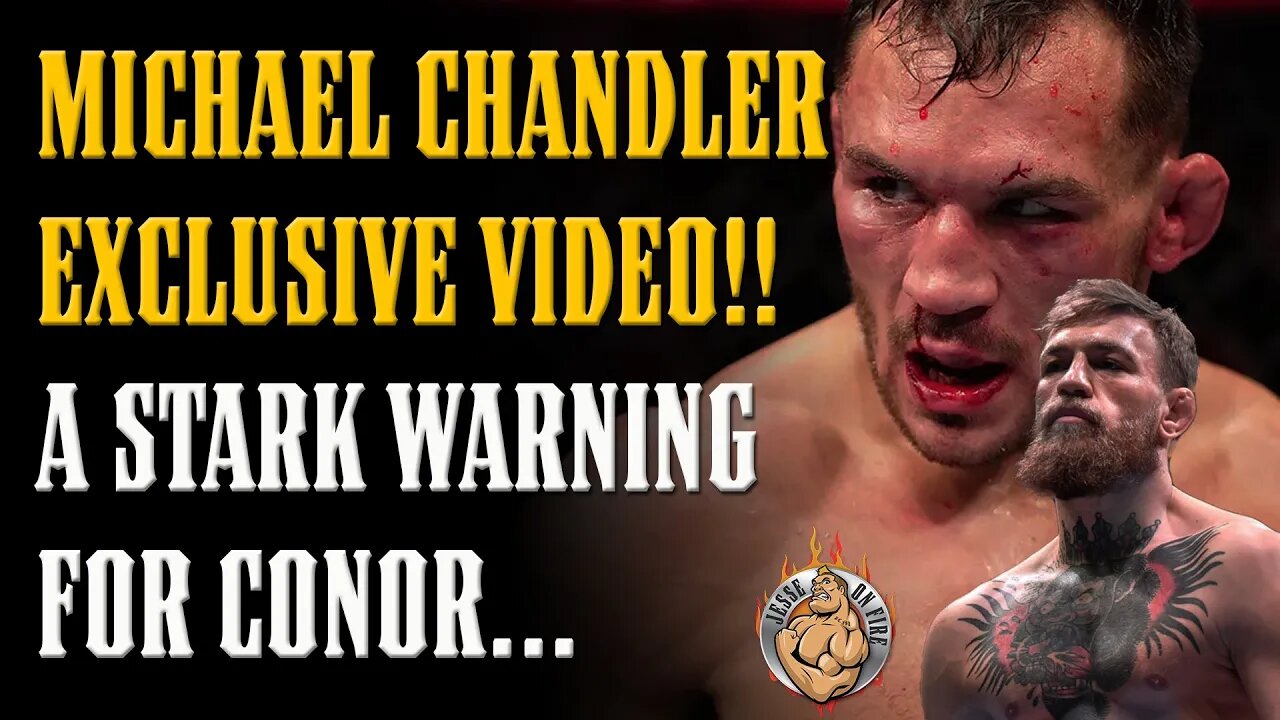 Michael Chandler Gives a STARK WARNING to Conor McGregor!! EXCLUSIVE VIDEO of JOF Reacting!