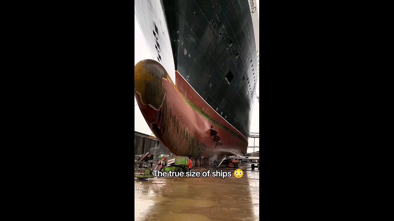true size of a ship...🚢 they are just gigantic 🤯
