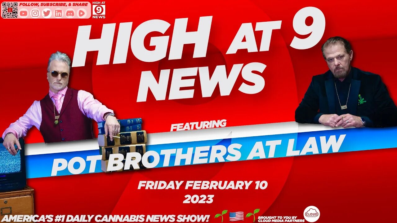 High At 9 News : featuring Pot Brothers at Law - Friday February 10th, 2023