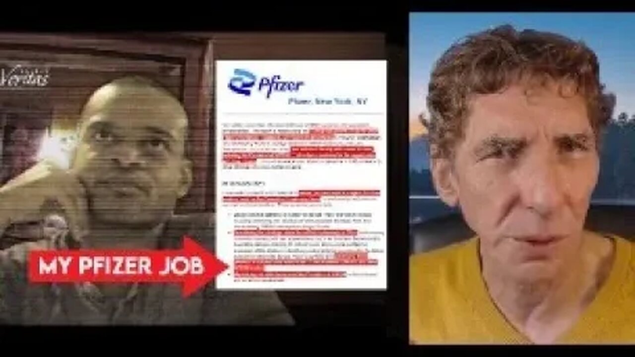 PFIZER EXEC -WE HAVE HIS JOB SPEC! Proof Veritas Target Is Right Hand Man to Pfizer's Top R&D Boss