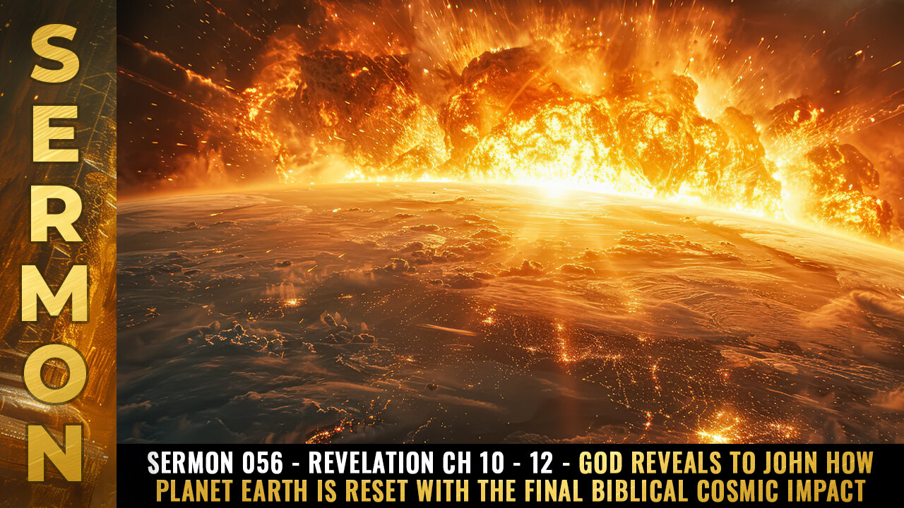 Mike Adams Sermon 056 - Revelation Ch 10 - 12 - God reveals to John HOW PLANET EARTH IS RESET with the final Biblical cosmic impact