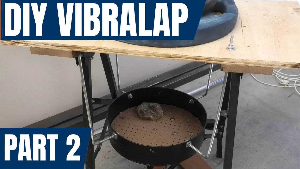 Vibralap Build Part 2 - working design - lapidary equipment to polish agates and gemstones