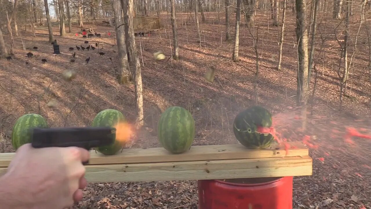 Glock 18 vs Watermelons