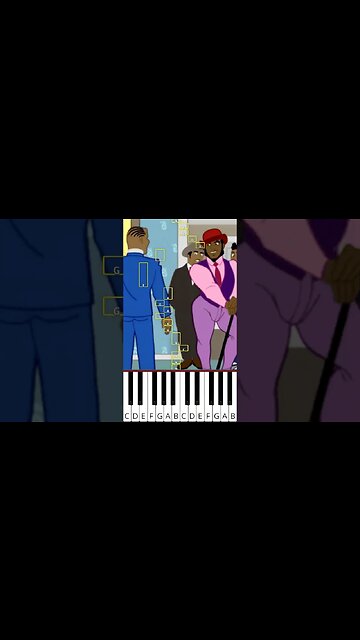 Animan Studios Theme Song (Ballin) - Octave Piano Tutorial