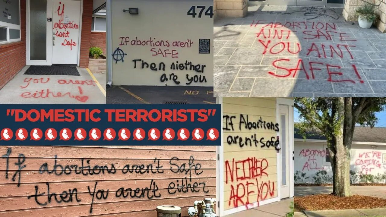 THEY SPRAY PAINT THREATS ON OUR WALLS BUT WE ARE THE “TERRORISTS”