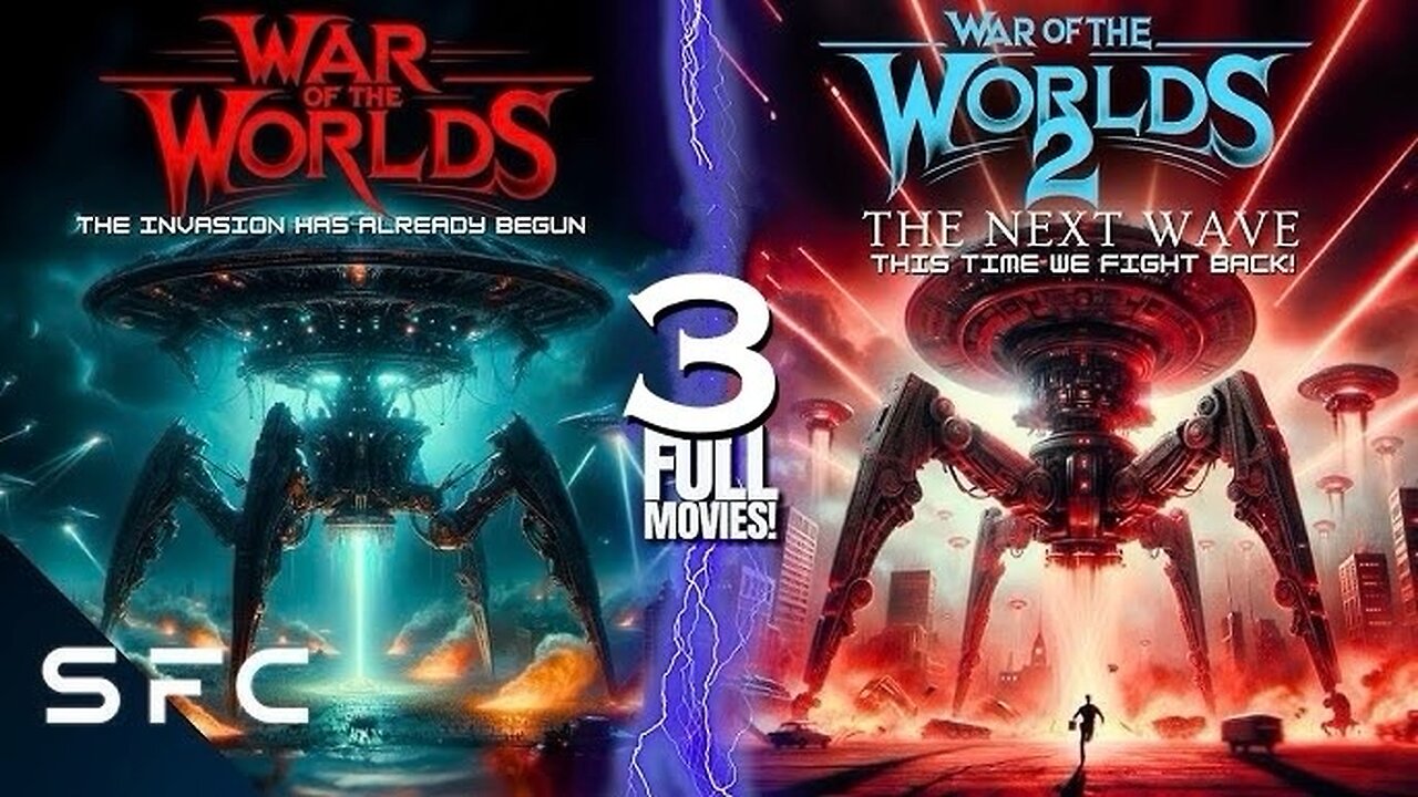 TRIPLE FEATURE: WOTW [2005 Remake] (Different to the Tom Cruise Remake) + WOTW 2: The Next Wave [2008] (An Unofficial Part 2 by the 2005 "Remake'rs") + WOTW [2021] (Yet Another Rendition/Remake)