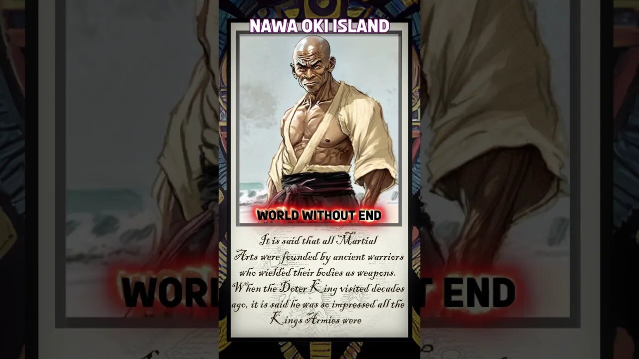 Nawa Oki: Japanese-inspired Original Dark Fantasy/Sci-Fi RPG/Story Location Short Lore video