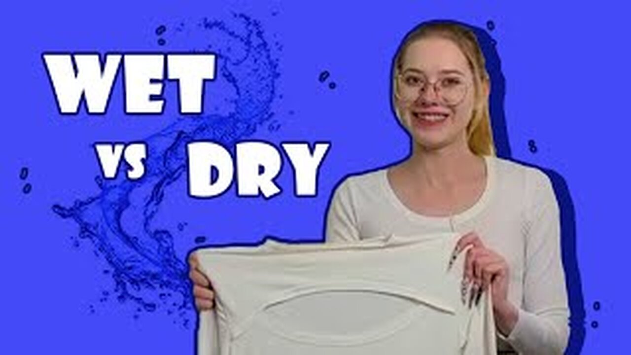 WET VS DRY WHITE TOPS TRY ON