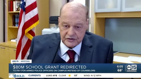 Tom Horne directs school safety grant away from counselors, prioritizing armed officers on campus