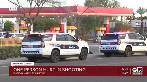 One person hurt in shooting near 44th St and Ray