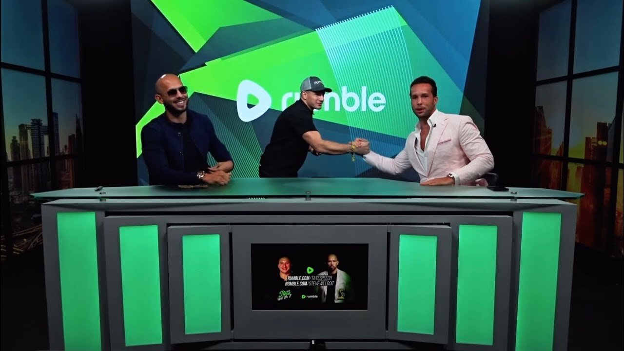 Andrew Tate and Tristan Tate receives Donald Trump's Rolex in Rumble HQ LIVE!