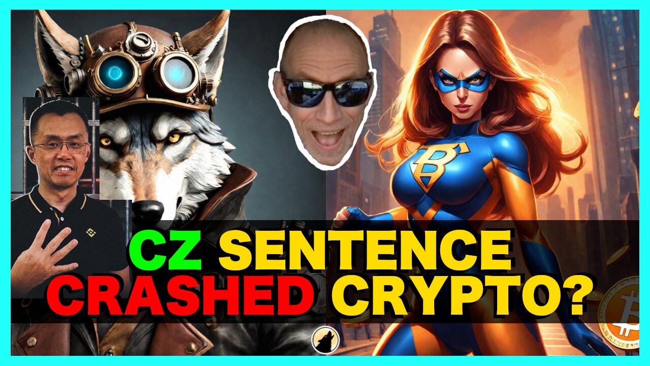 🐺Did CZ's Sentence Crash Crypto? What Next? 🐺🚨LIVESTREAM🚨