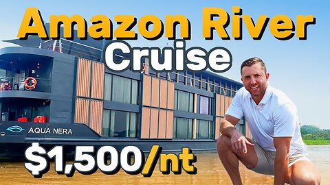 All of the Amazon River with none of the bugs on this LUXURY cruise