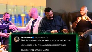 Andrew Tate Receives Message From Steven Seagal in Jai