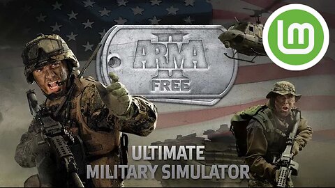 Arma 2 free (Lutris) - Linux Mint 21.1 Gameplay