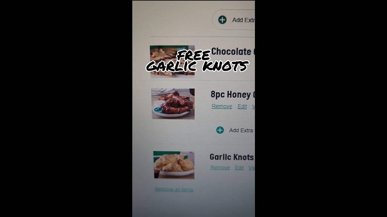 "practically free" garlic knots at papa johns #papajohns #pizza