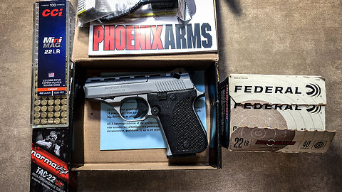 CCI MINI MAGS are the most reliable for PHOENIX ARMS MODEL HP22A