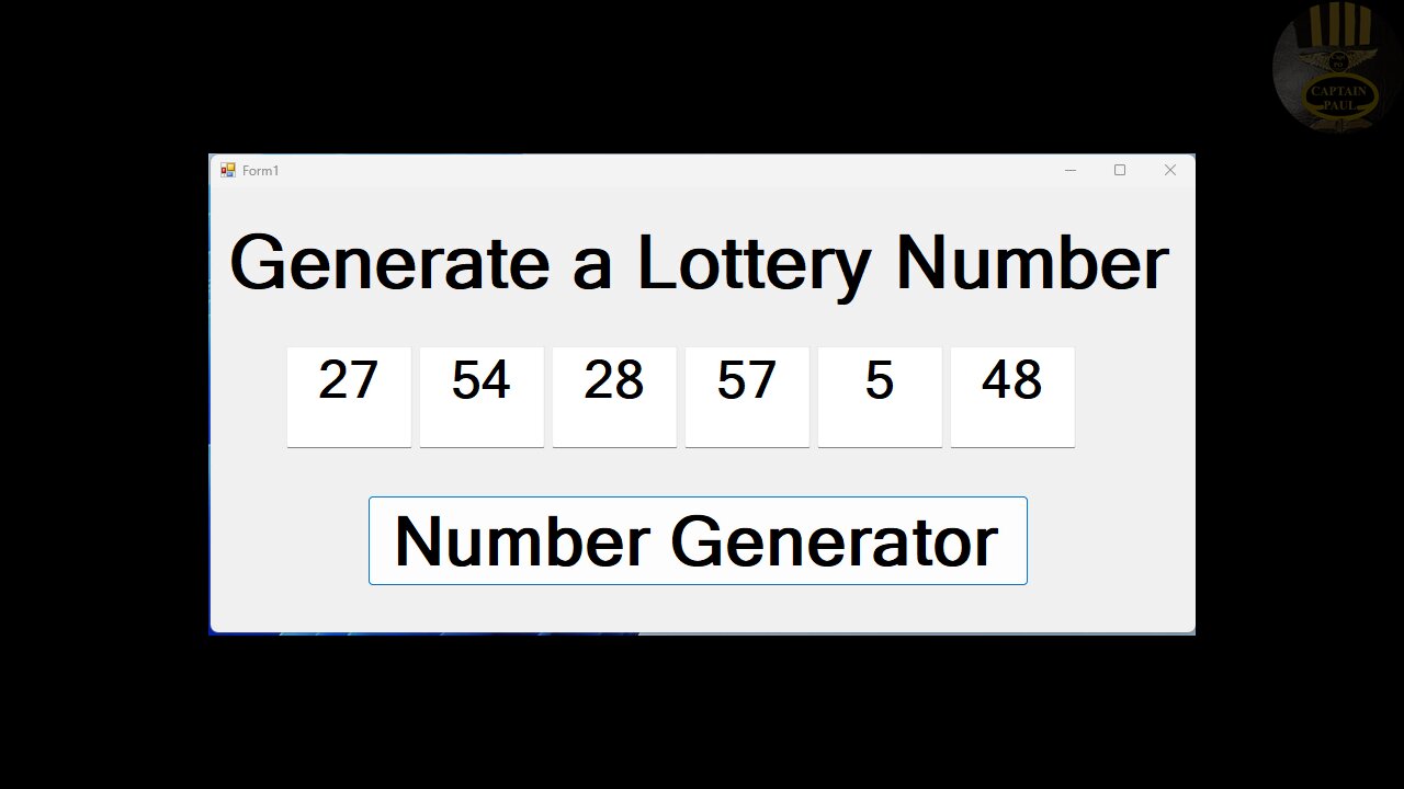 How to Generate Lottery Number Using Random Function with Timer in Visual Basic.Net