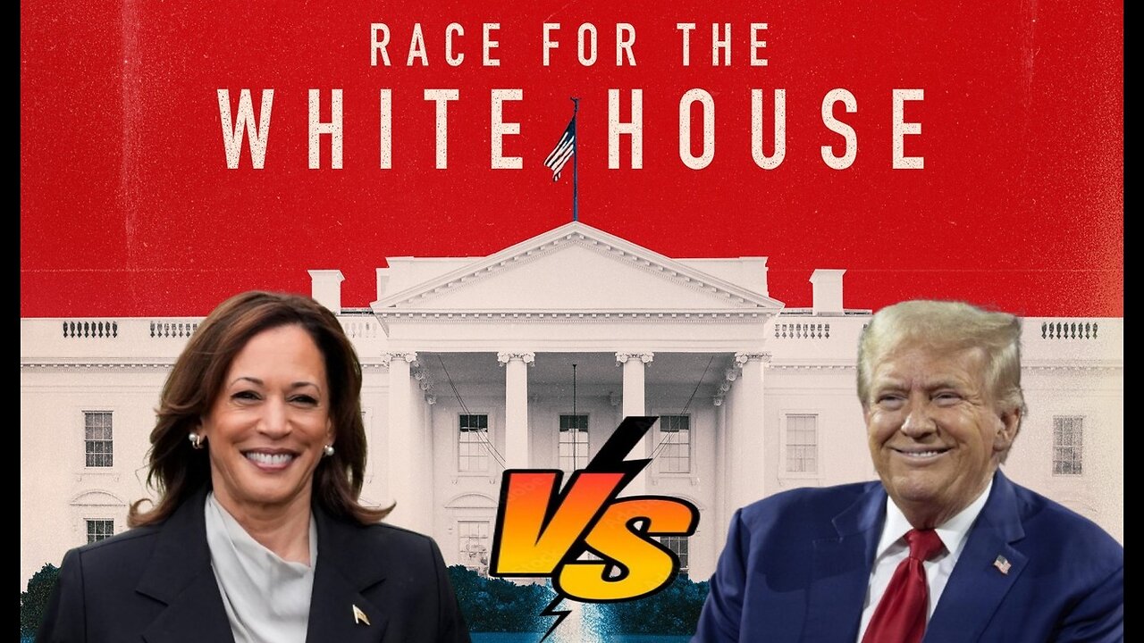 Race To The White House Kamala Harris Vs Donald Trump