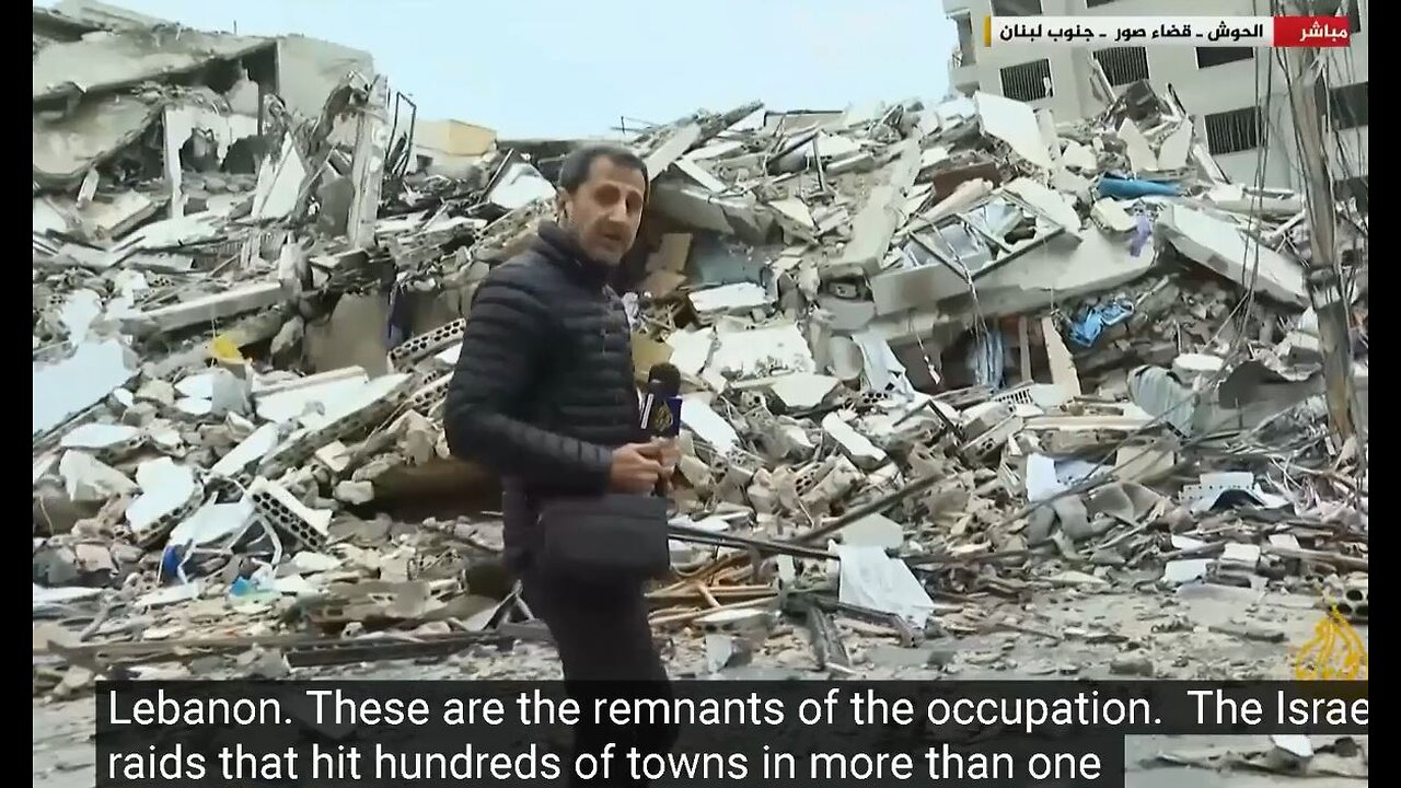 Lebanon After Ceasefire Stunning Destruction Footage & Displaced Families Heading Home Footage