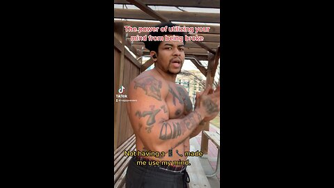 BEING BROKE MAKES YOU USE YOUR MIND! 🧠 | the best motivational bodybuilder rapper