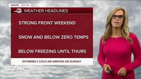 Extremely cold air, snow arrives this weekend