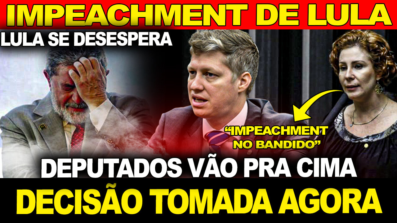 PEDIDO DE IMPEACHMENT DE LULA FOI FEITO !! PT SE DESESPERA... DECISÃO TOMADA !!