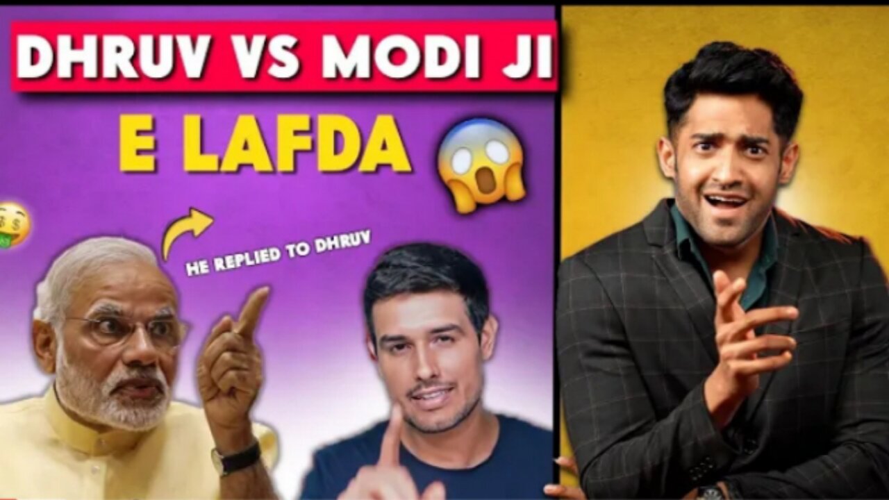 PM MODI REPLIED TO DHRUV RATHEE! | NEW E LAFDA!