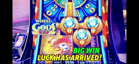 Wheel of the Gods RA slot machine bonus