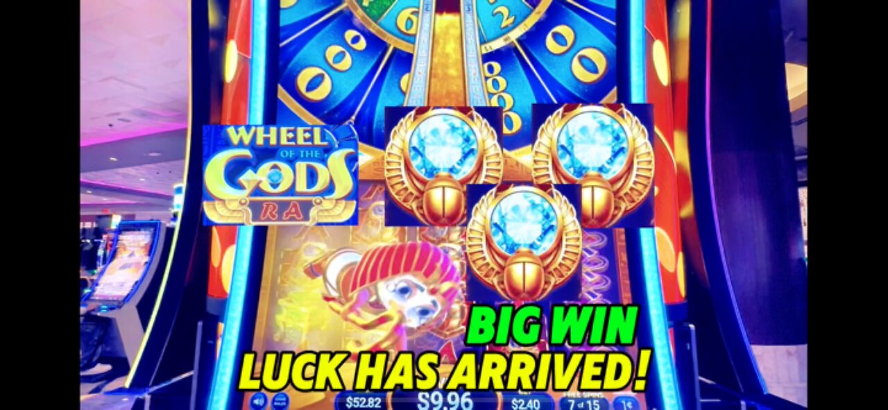 Wheel of the Gods RA slot machine bonus