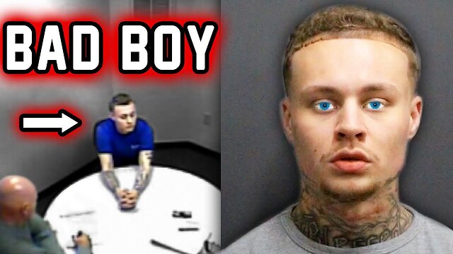 Bad Boy sneaks KNIFE into interrogation!!