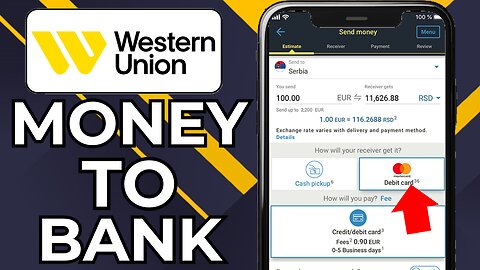 HOW TO TRANSFER MONEY FROM WESTERN UNION TO BANK ACCOUNT