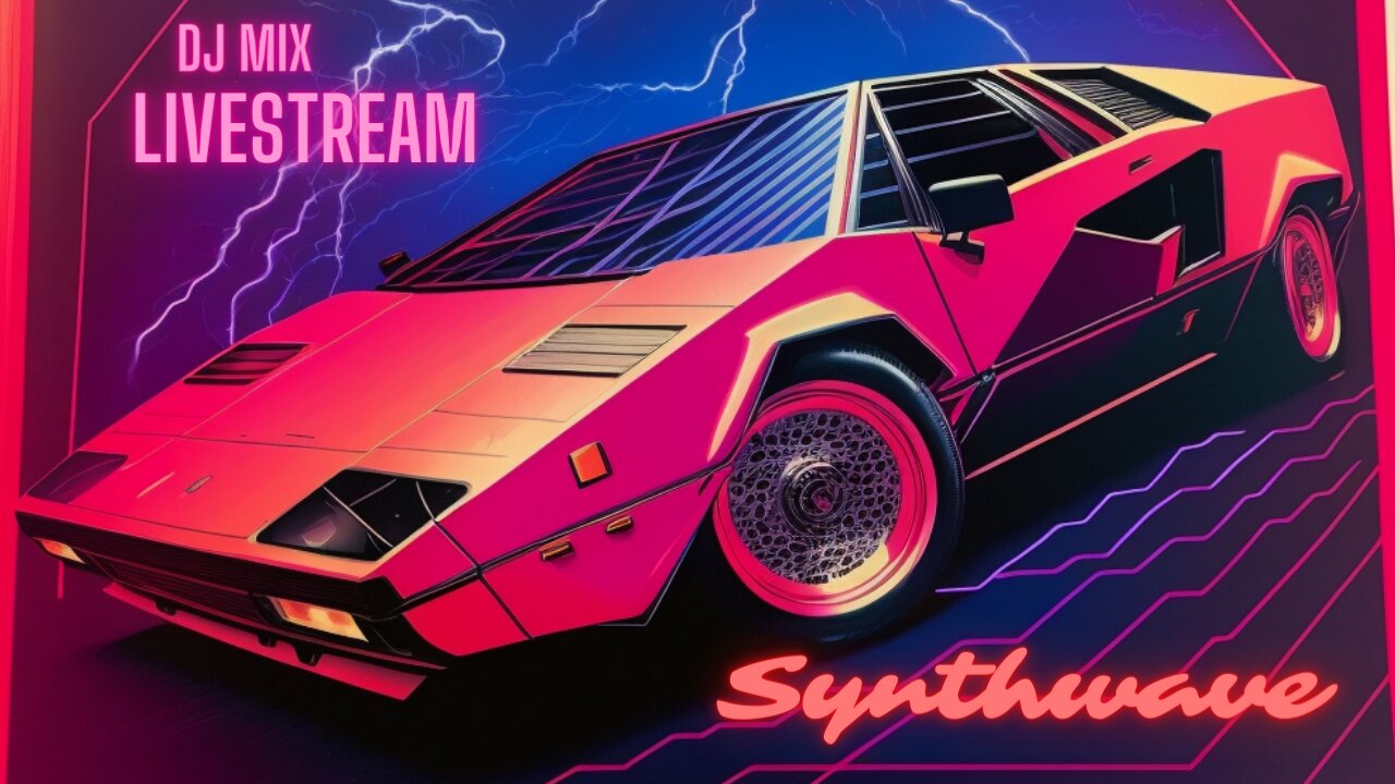 SYNTHWAVE - FRIDAY NIGHT MIX LIVESTREAM w/ visuals