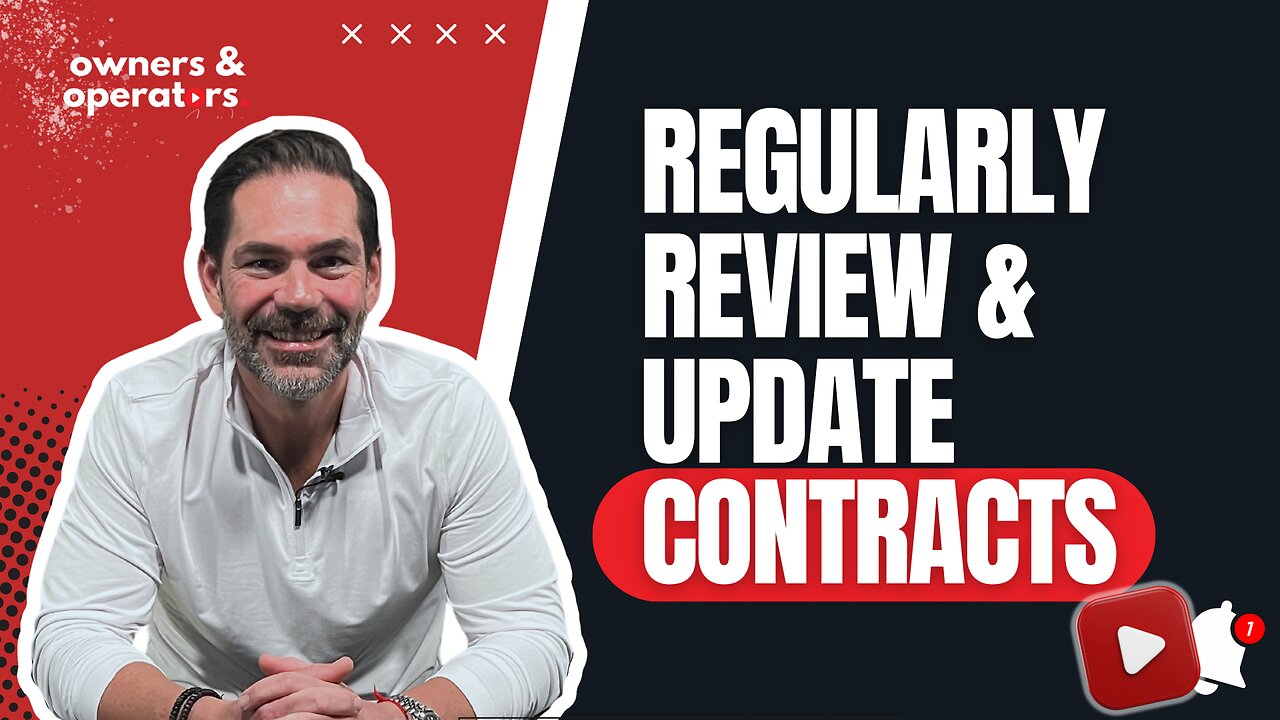 Regularly Review and Update Contracts