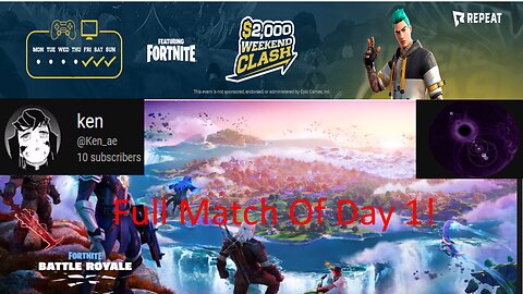Day 1 Duos Tournament Match 1 Full | Fortnite | #Zaraxe