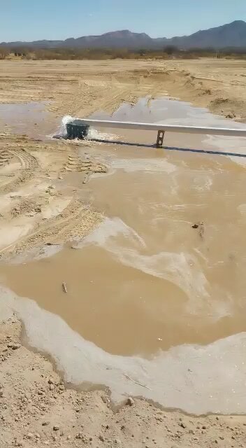Preparando el territorio para plantar alfalfa
