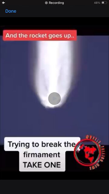 They trying to break the firmament ? NASA rockets ?