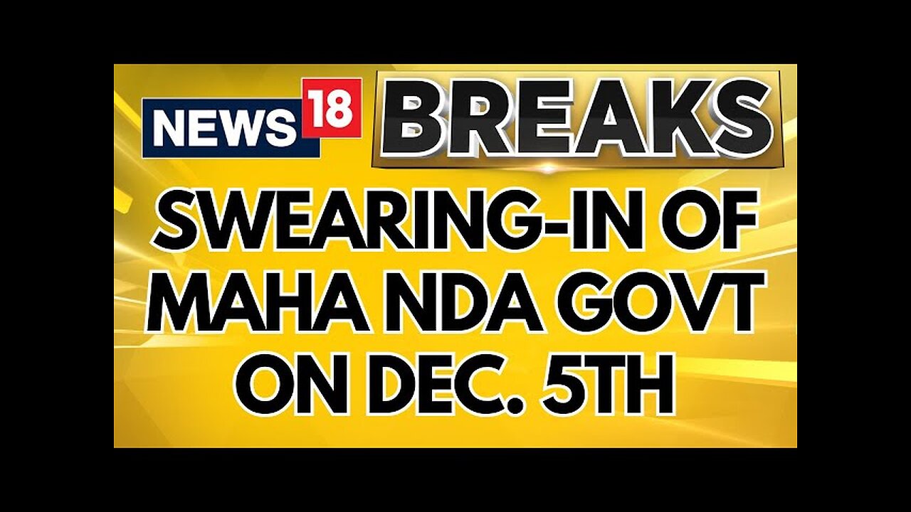 Swearing-In Of Maharashtra NDA Government in Azad Maidan At 5 PM Tomorrow. PM Modi To Attend