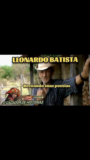 Leonardo Batista Recitando suas poesias.
