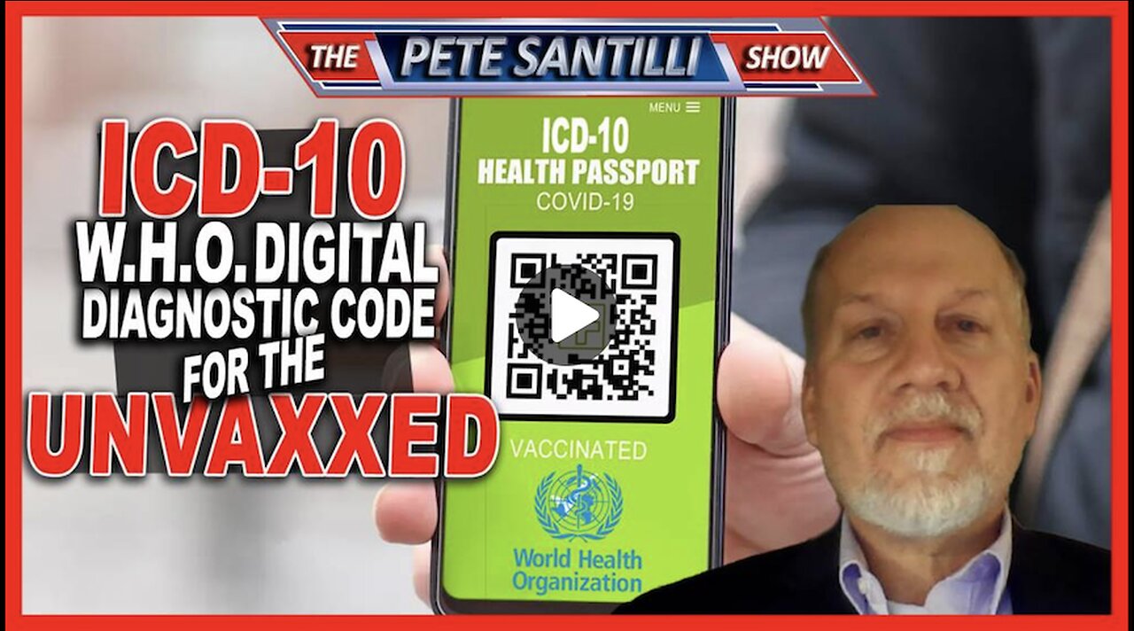 The W.H.O. Implemented a Digital Diagnostic Code to Track the Unvaxxed Called ICD-10 | Leo Hohmann