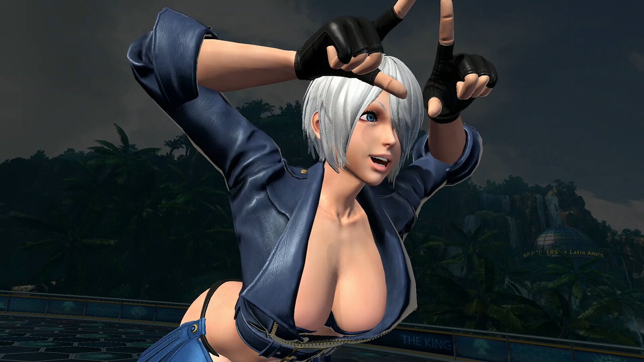 KOF14 Angel breast smother reverse ryona