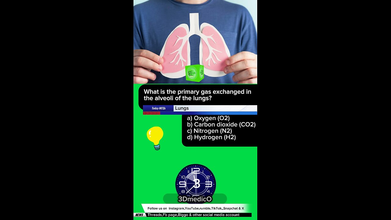 ANSWER Question: Medical MCQs Part 3 .#mcqs#pulmonary