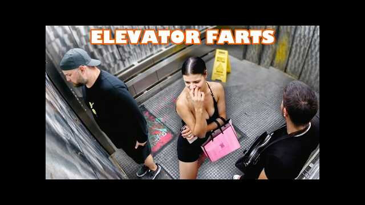 Funny WET FART Prank in an ELEVATOR!