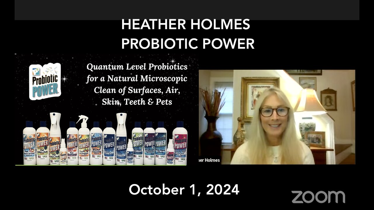 HEATHER HOLMES: PROBIOTIC POWER