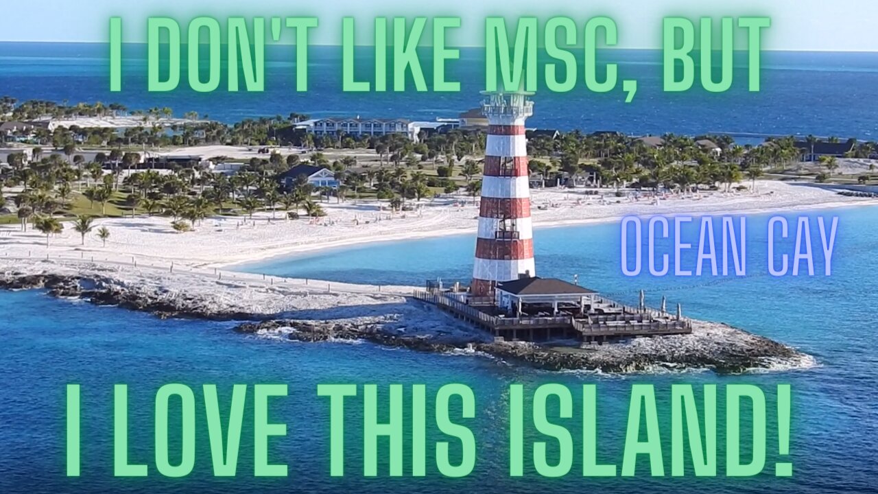 MSC Ocean Cay Tour. This Island is awesome!