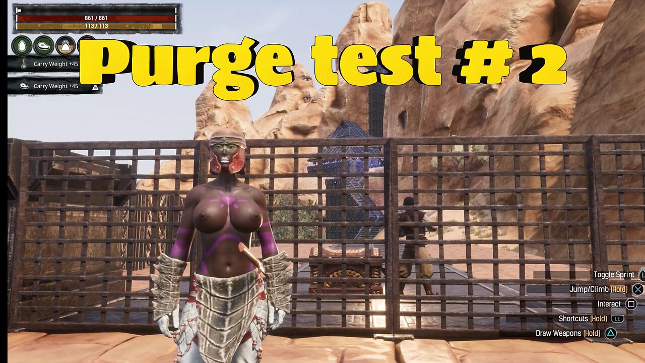 Conan Exiles Purge test #2, Busty Boobs #conanexiles