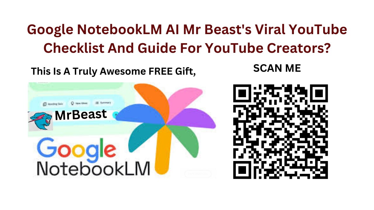 Google NotebookLM AI Mr Beast's Viral YouTube Checklist And Guide For YouTube Creators?