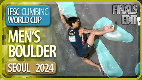 IFSC World Cup | Boulder Finals | Seoul | Men's | 2024