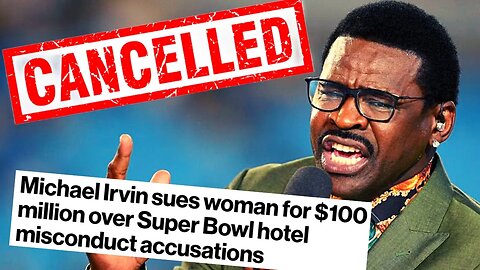 Michael Irvin SUES His Accuser For $100 MILLION After Being CANCELLED From NFL Network And ESPN